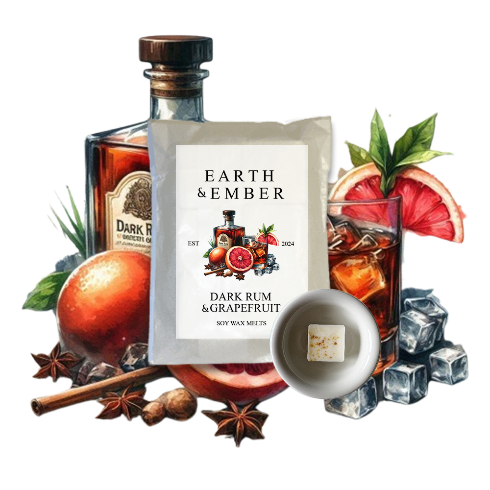 Dark Rum & Grapefruit Soy Wax Melts