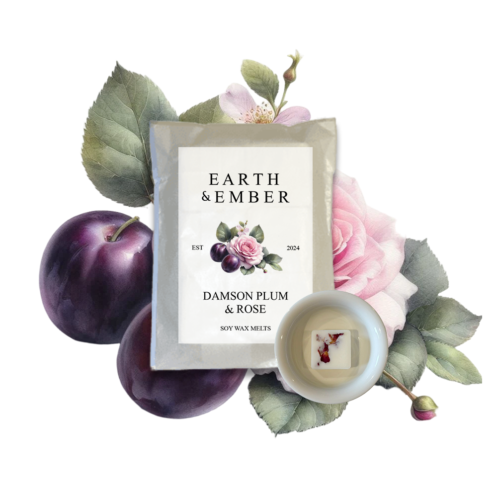 Damson Plum & Rose Soy Wax Melts
