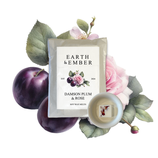 Damson Plum & Rose Soy Wax Melts